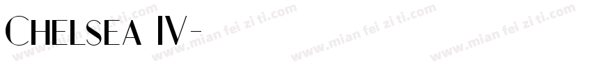 Chelsea IV字体转换